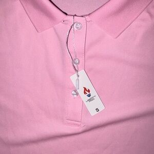 Liberty Pink Short Sleeve Polo Tee